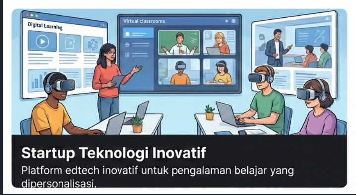 Demo produk terbaru dari startup teknologi.