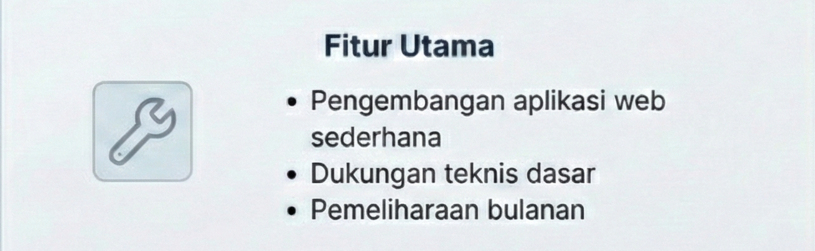 Fitur Utama Paket Basic
